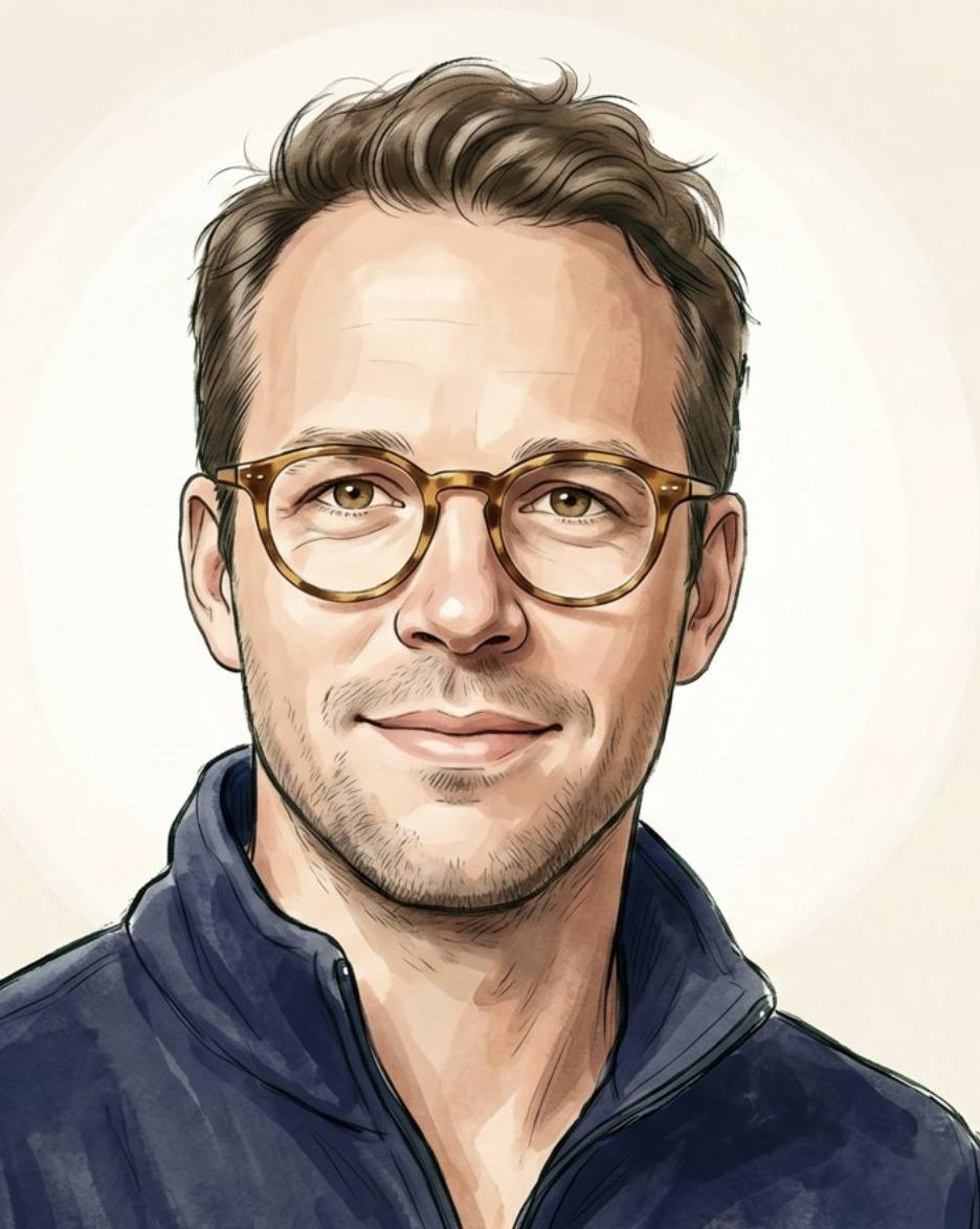 Illustrated portrait of Daniel